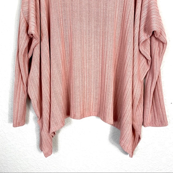 FANTASTIC FAWN Soft Rose Boho Rib Knit Sweater NEW - Picture 5 of 8